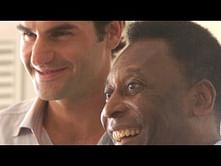 Video: Federer meets Pele