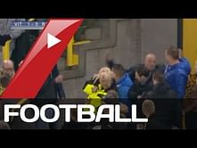 Video: Epic football fan fail!