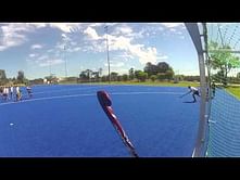 Video: Bullet strike from a penalty corner at 110km/h