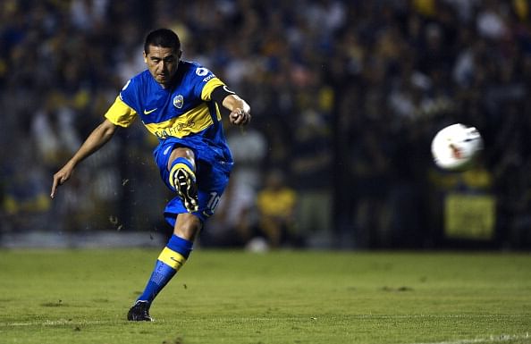 Argentinian Boca Juniors&#039; midfielder Jua