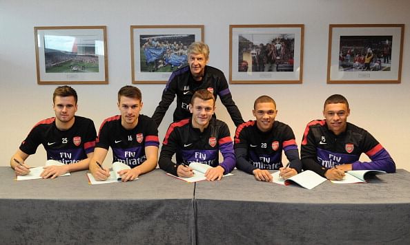 Arsenal sign long term contracts with young brigade