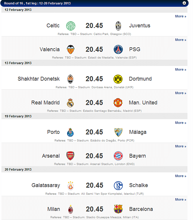 Uefa Champions League 2025 Schedule