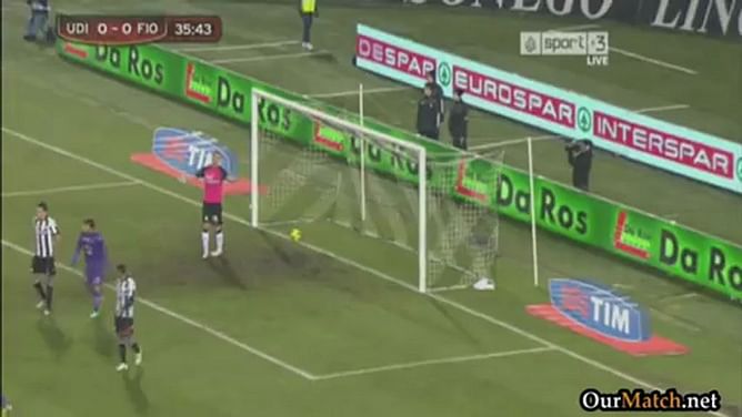 Video: Udinese 0-1 Fiorentina