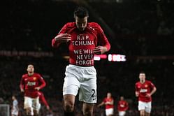 Mystery surrounds Robin van Persie's 'RIP Tchuna' celebration