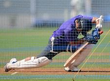 All concentration, Sachin slogs hard at Eden
