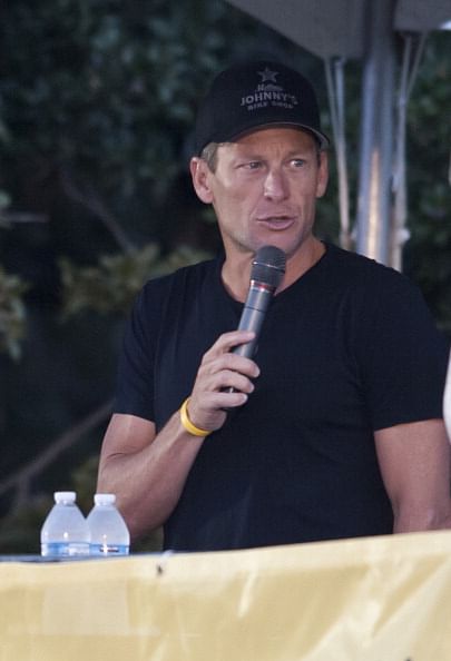 Lance Armstrong Speaks At The LIVESTRONG Challenge Ride