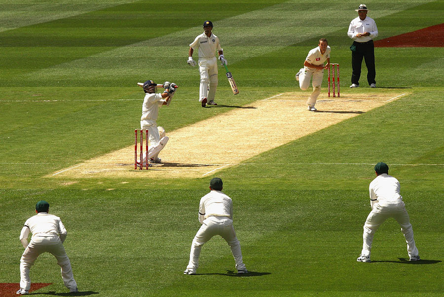 A Test match in progress in Australia