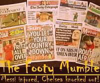 The Footy Mumble: Messi injured, Chelsea knocked out!