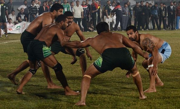 Truncated Pakistan Kabaddi team arrives, wins opening match