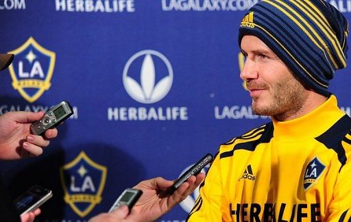 David Beckham&#039;s six-year playing career with Los Angeles will end at the weekend
