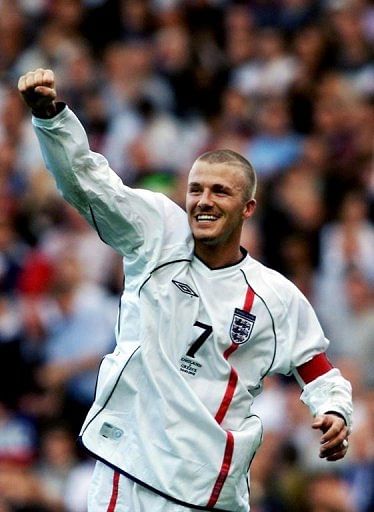 David Beckham was the England captain in his prime