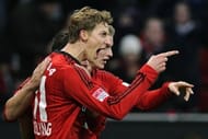 Stefan Kiessling (L) scored Leverkusen's winner in the 37th minute