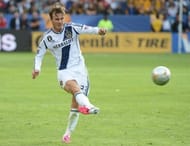 David Beckham is credited with helping raise football's profile in the US sports landscape