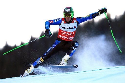 Ted Ligety skis the first run of the men&#039;s Giant Slalom at the Audi FIS World Cup in Beaver Creek, Colorado