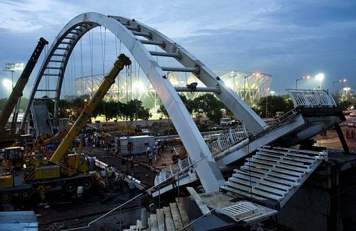 The 2010 Commonwealth Games in India were hit by venue delays, shoddy construction and budget overruns