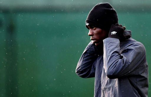 Mario Balotelli in training