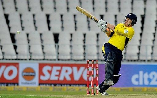 Glenn Maxwell, seen playing in the Champions League T20 last month,  cracked 91