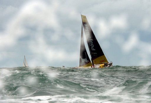 Stamm takes lead in yachting's Vendee Globe