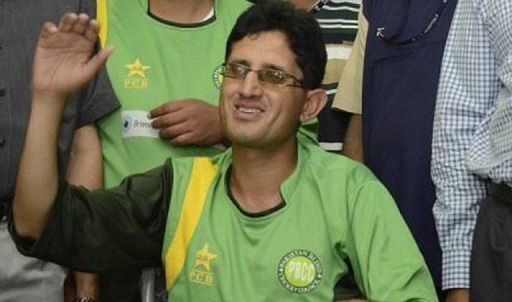 Captain of the Pakistan blind cricket team Zeeshan Abbasi