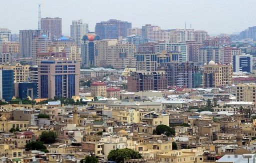 A general view of Baku