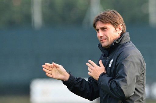 Juventus coach Antonio Conte will return to the touchline on Sunday after serving a ban
