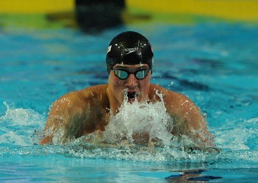 Ryan Lochte competes in the 100m medley final during the Short Course Swimming World Championships on December 16, 2012