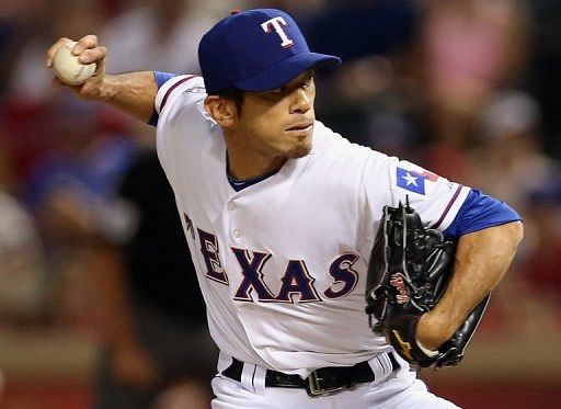 Japanese right-handed pitcher Yoshinori Tateyama, pictured on September 26, 2012