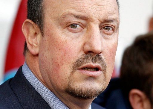 Chelsea interim manager Rafael Benitez pictured before the kick-off at a Premier League match on December 1, 2012