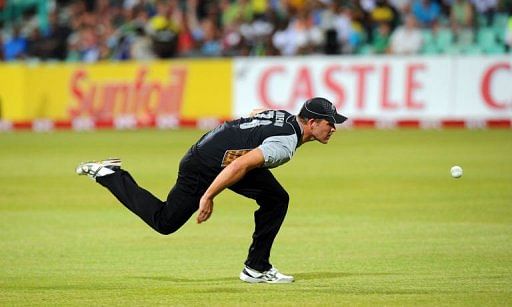 New Zealand cricketer Corey Anderson is seen December 21, 2012