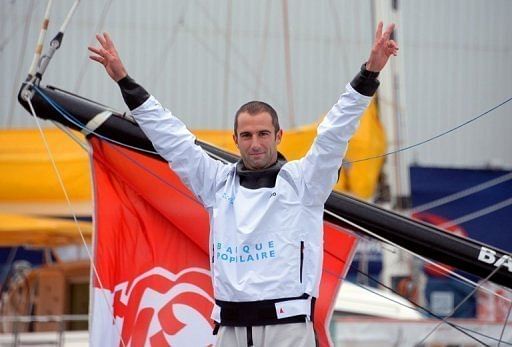 French skipper Armel Le Cleac&#039;h before the start of the 7th edition of the Vendee Globe, in France on November 10, 2012