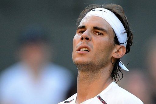 Rafael Nadal, pictured at Wimbledon, on June 28, 2012