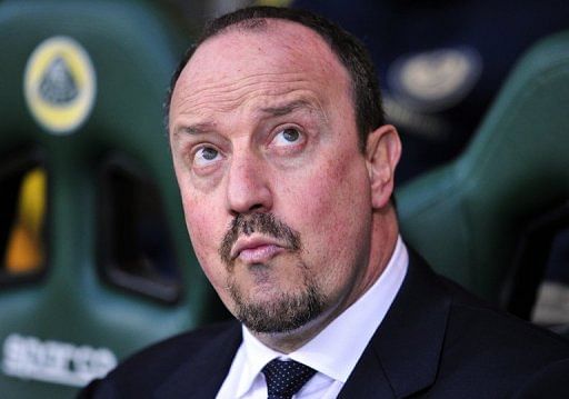 Rafael Benitez, pictured before Chelsea vs Norwich City match at Carrow Road stadium in Norwich, on December 26, 2012