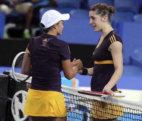 Andrea Petkovic's hopes of playing at the Australian Open were dashed after suffering a knee injury on December 29, 2012