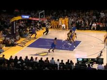 Kobe throws it in reverse