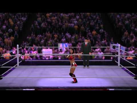 Layla Entrance in WWE13 DLC Pack 3 Exclusive with AJ!
