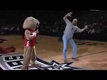 Video: Sweet Chin Music for Charlette Bobcats mascot