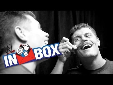 Video: WWE Inbox - Burn on Cody's moustache!