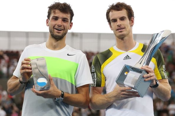 Murray staves off Dimitrov to defend his Brisbane title