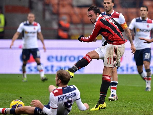 AC Milan beat Bologna 2-1 to climb to sixth