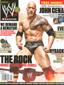WWE magazine features The Rock on cover page