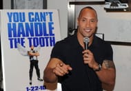 Dwayne Johnson Visits The NHL Powered By Reebok Store