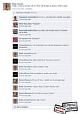 Andy Carroll's FB Wall after he joins Twitter