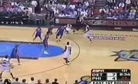 Basketball Moves Breakdown: Iverson takes 2 screens and pulls up