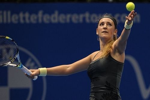 Belarusian tennis player Victoria Azarenka  in Sao Paulo, Brazil, on December 8, 2012.