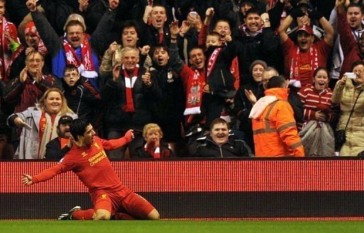 Suarez double secures Liverpool win