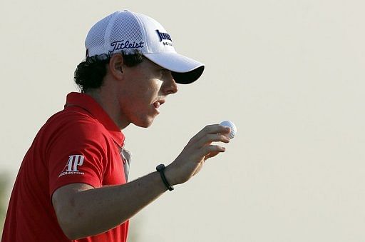 Northern Ireland&#039;s Rory McIlroy in the Gulf emirate of Dubai, on November 25, 2012