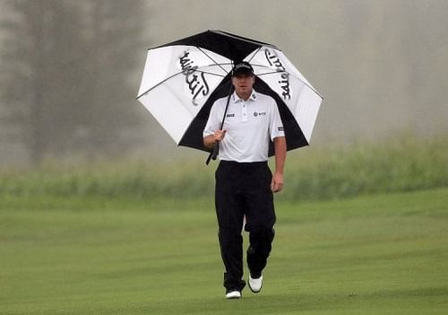 Steve Stricker walks down the second hole fairway at the Plantation Course on January 3, 2013 in Kapalua, Hawaii