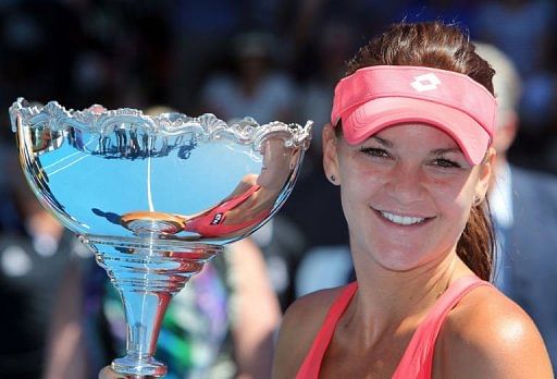 World number four Agnieszka Radwanska swept to a 6-4, 6-4 win in the ASB Classic final on January 5, 2013