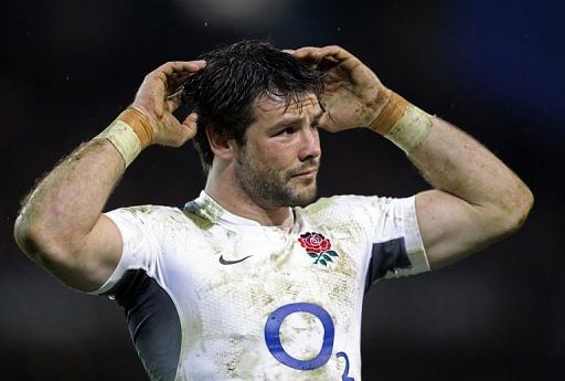 England&#039;s Full Back Ben Foden during the Six Nations match between Ireland and England Dublin, Ireland on March 19, 2011