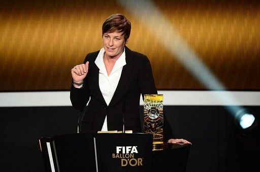 US star Wambach wins Women's World Player of the Year